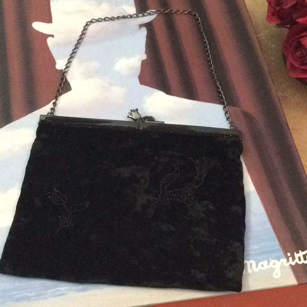 Prada velvet evening bag